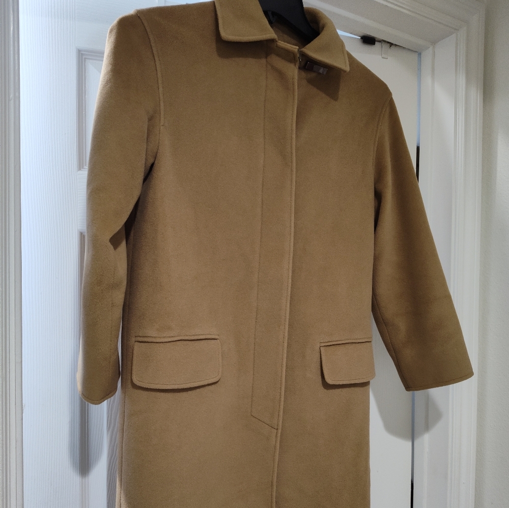JENNY WAY TAN Overcoat ITALY - Picture 4 of 16